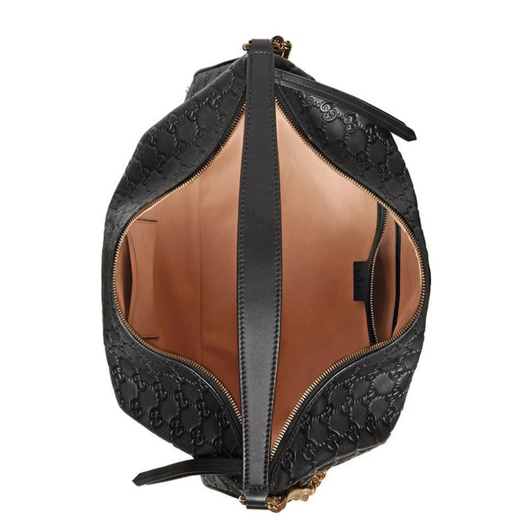 GUCCI Guccissima Hobo Shoulder Bag Saffron 681631