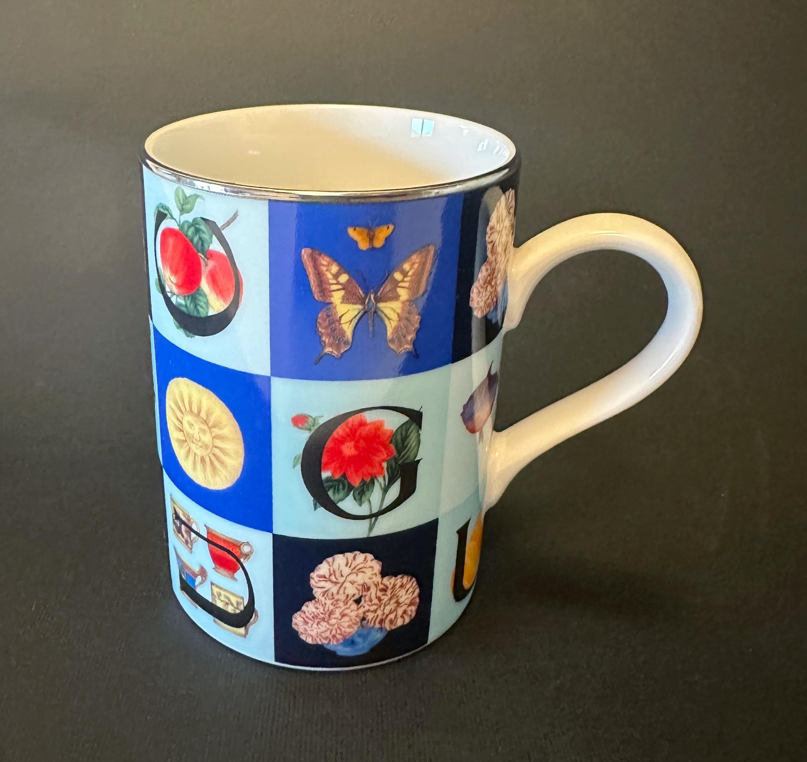 20th Century GUCCI Guccissimo Mug without Box For Sale