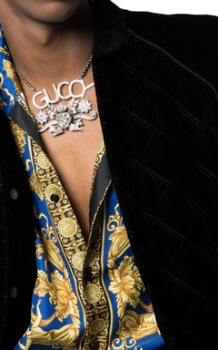 Gucci GUCCY Crystal Necklace