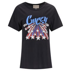 Gucci 'Guccy' Logo Cotton T-Shirt