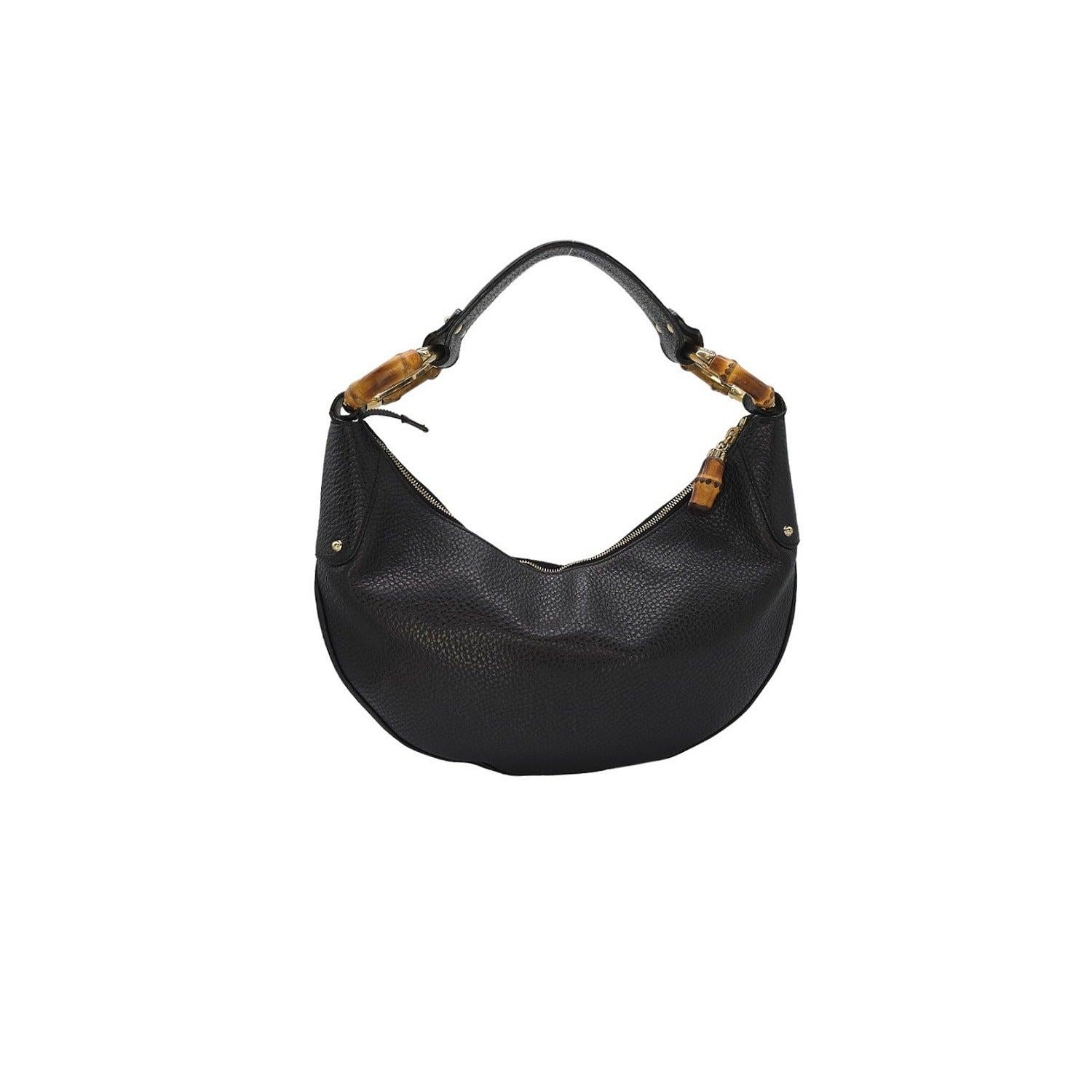 Half Moon Bambus-Ring-Hobo-Tasche von Gucci Damen