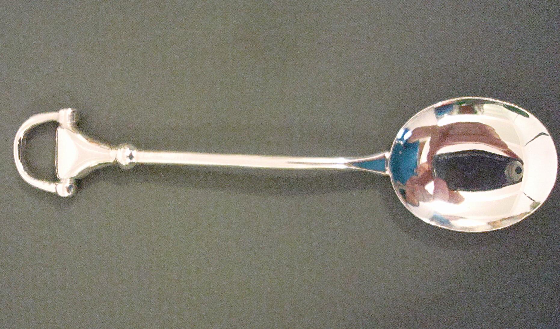 Gucci gepunzt Silber plattiert Demitasse / Kaffee servieren Löffel Set 12 Vintage By im Angebot 2