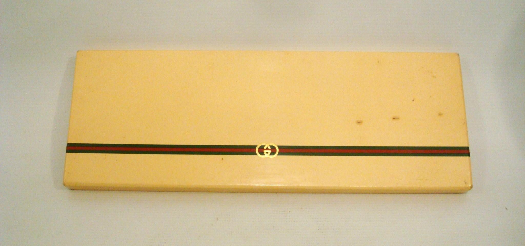 Gucci gepunzt Silber plattiert Demitasse / Kaffee servieren Löffel Set 12 Vintage By im Zustand „Gut“ im Angebot in Buenos Aires, Olivos
