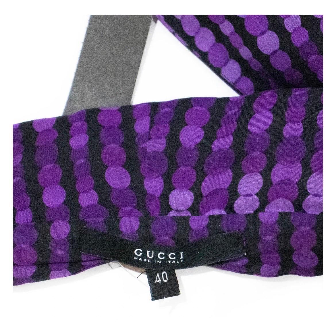 gucci purple dress