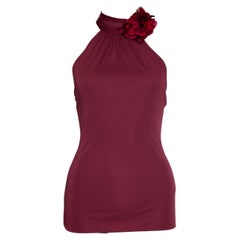 Gucci, halter top with flower