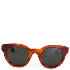 GUCCI Havana brown TORTOISE ROUND Sunglasses GG0002S 003 at 1stDibs |  emmylou lacroix age, gucci havana brown sunglasses