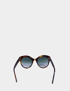 Gucci Havana Round Sunglasses
