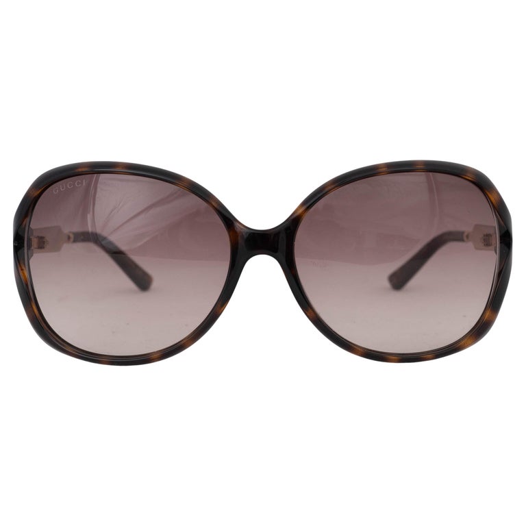 GUCCI Havana TORTOISE BUTTERLY Sunglasses Gradient Brown  display picture 3