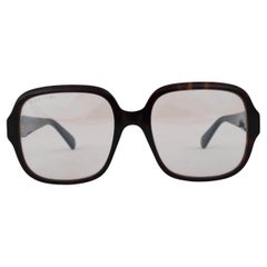 Occhiali da sole Gucci Havane marrone tartaruga SQUARE PHOTOCHROMIC GG0977S