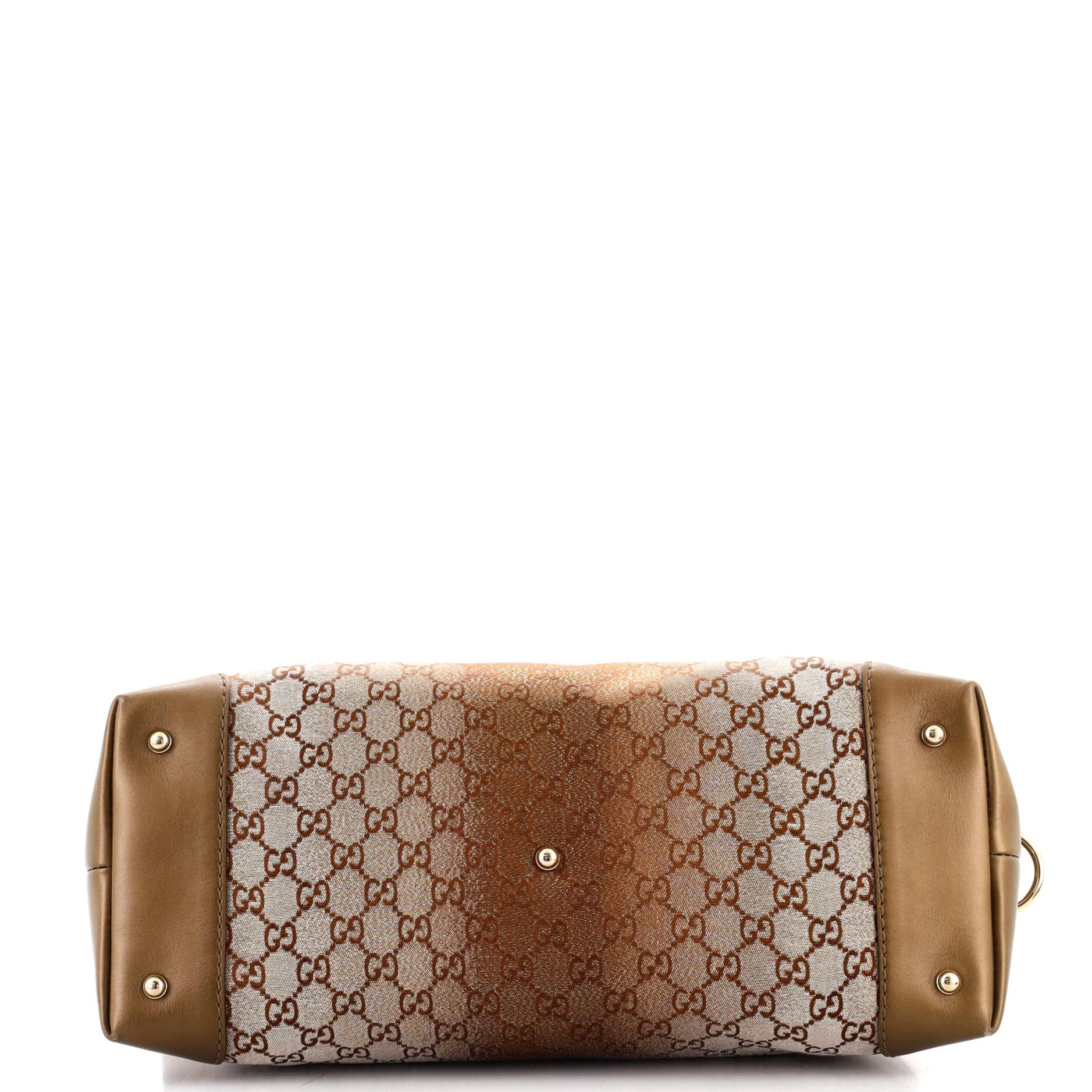 Gucci Herz Bit Dome Schultertasche GG Lurex Medium für Damen oder Herren