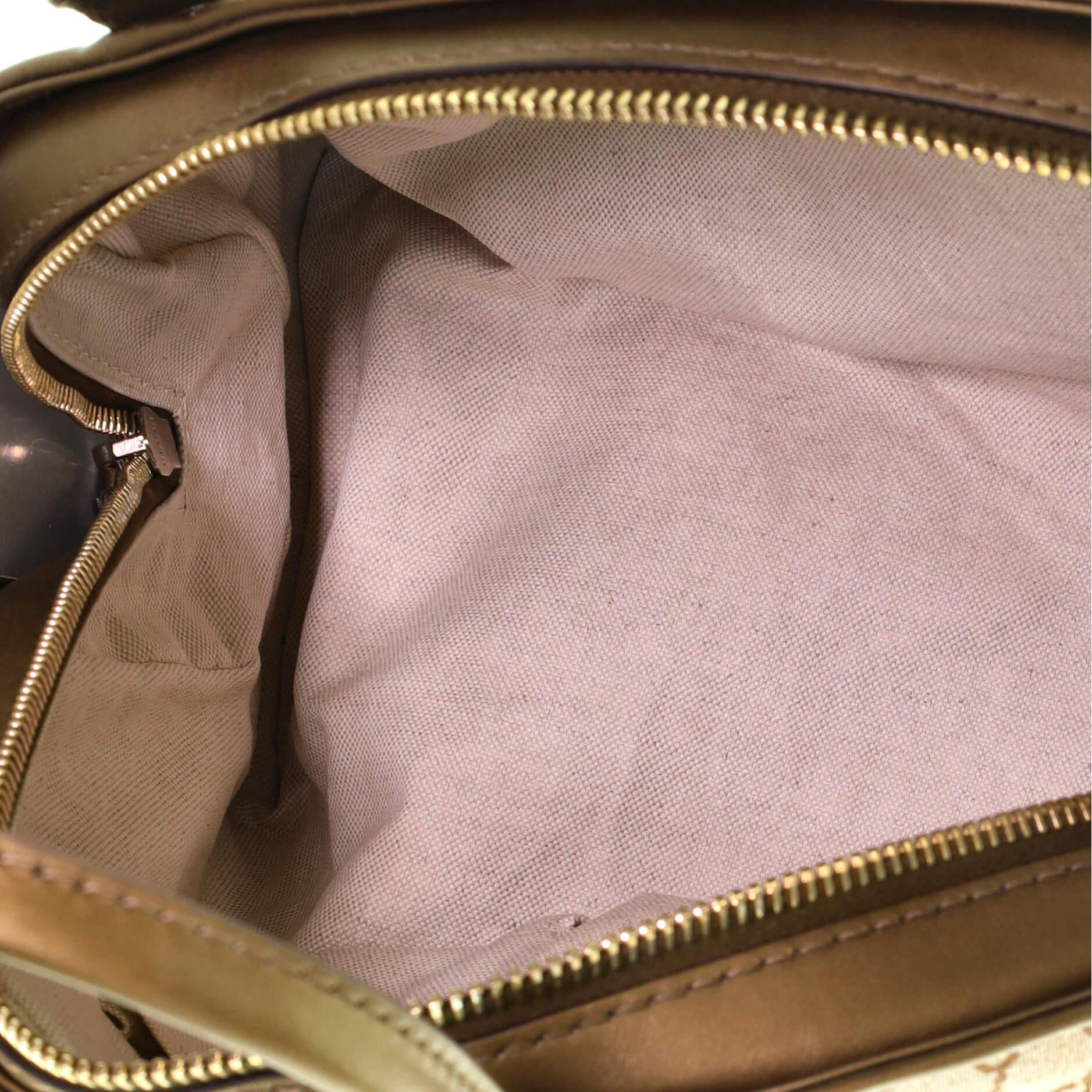 Gucci Herz Bit Dome Schultertasche GG Lurex Medium 1