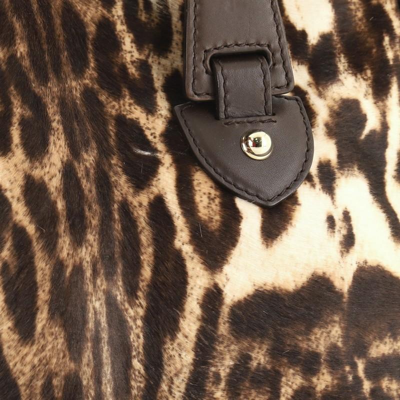 Gucci Heritage Boston Bag Printed Pony Hair Large  2