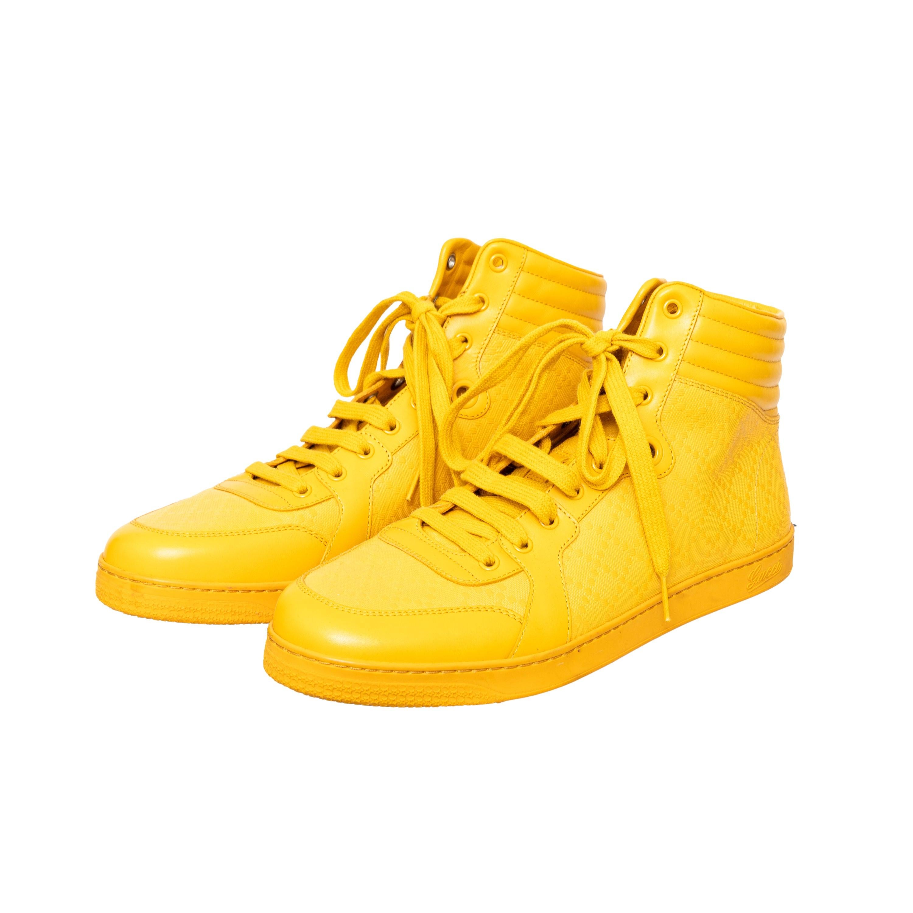 Gucci High Top Sneakers - '20s In Excellent Condition For Sale In Milano, IT