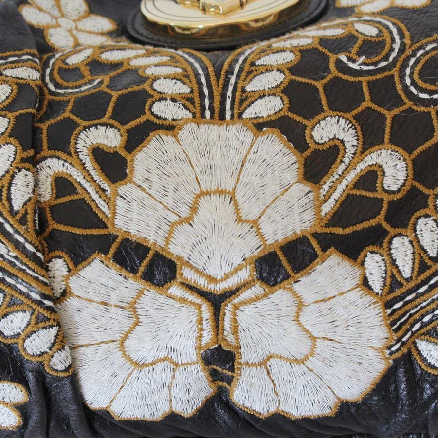 Black Gucci Histerya Tapestry Bag