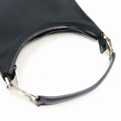 Gucci Hobo 870202 Black Nylon Shoulder Bag