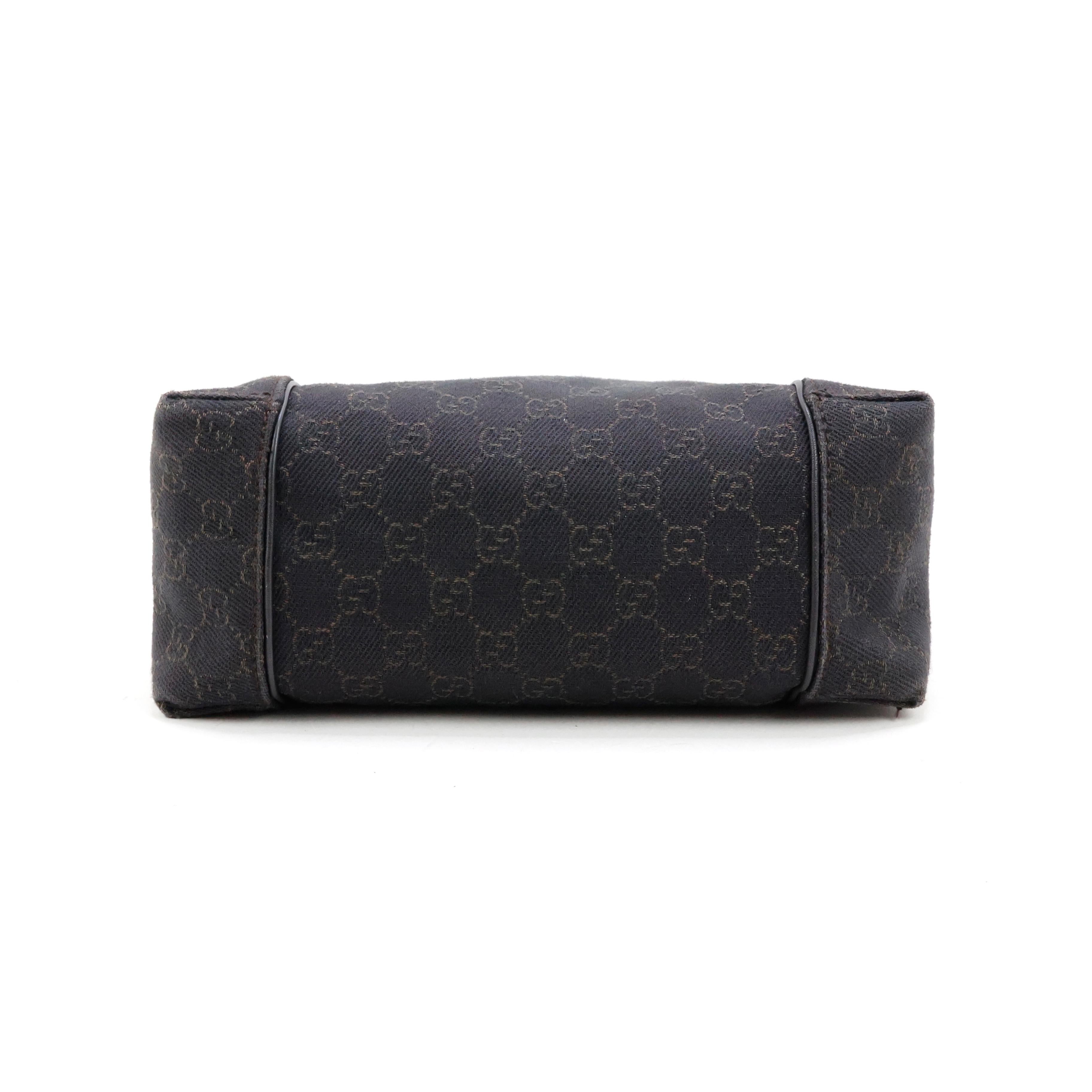Gucci Hobo bag in brown GG supreme monogram In Excellent Condition In Bressanone, Trentino-Alto Adige