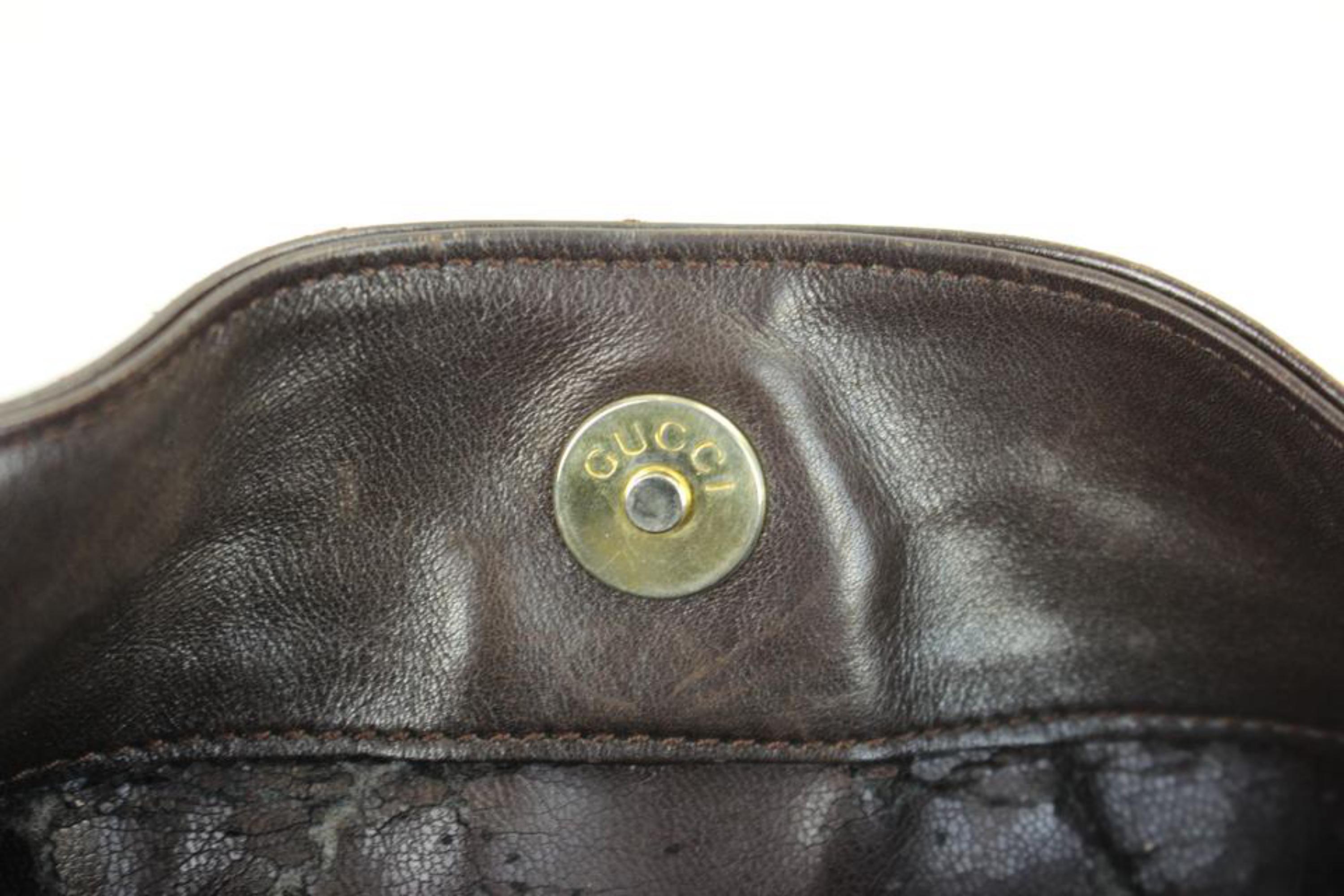Gucci Hobo Bamboo 2way 58gga3117 Brown Leather Shoulder Bag For Sale 7