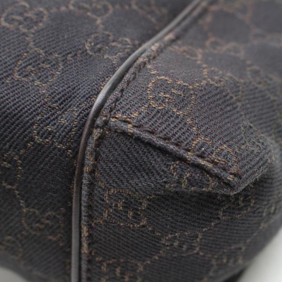 Gucci Hobo Chocolate Monogram Zip 867265 Brown Gg Canvas Shoulder Bag 1
