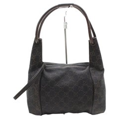 Gucci Hobo Chocolate Monogram Zip 867265 Brown Gg Canvas Shoulder Bag