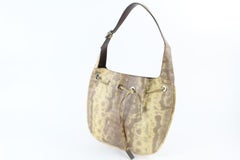 Gucci Hobo Karung Drawstring 26gz0724 Beige Snake Tote