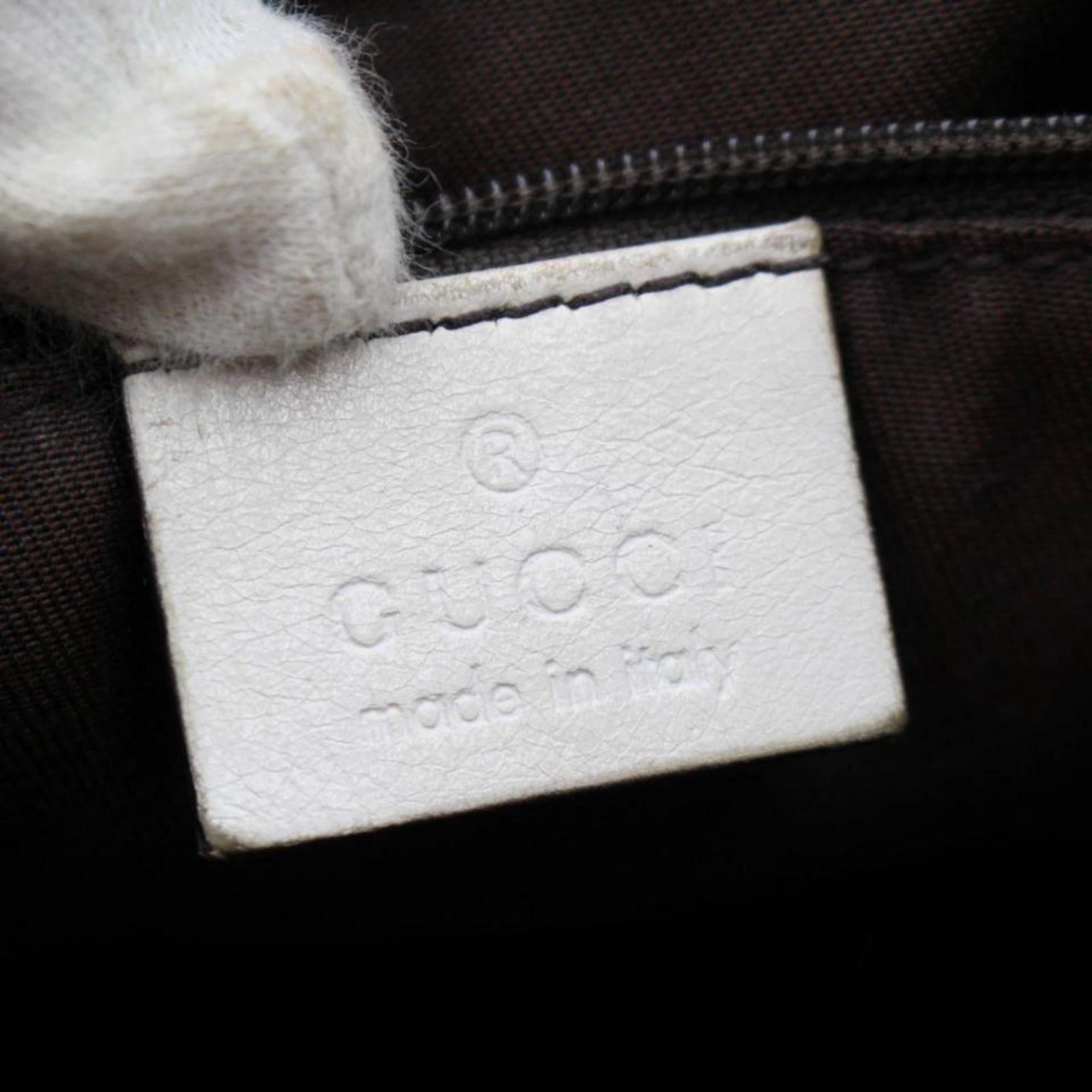 Beige Gucci Hobo Monogram D-ring 869234 Brown Coated Canvas Shoulder Bag For Sale