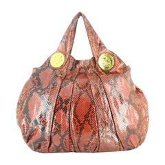 Bolso Gucci Hobo Python en Borgoña