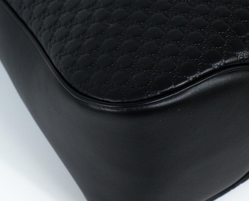 GUCCI hobo Shoulder bag in Black Leather 7