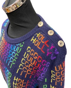 Gucci Hollywood Blue Sweater Multicolor