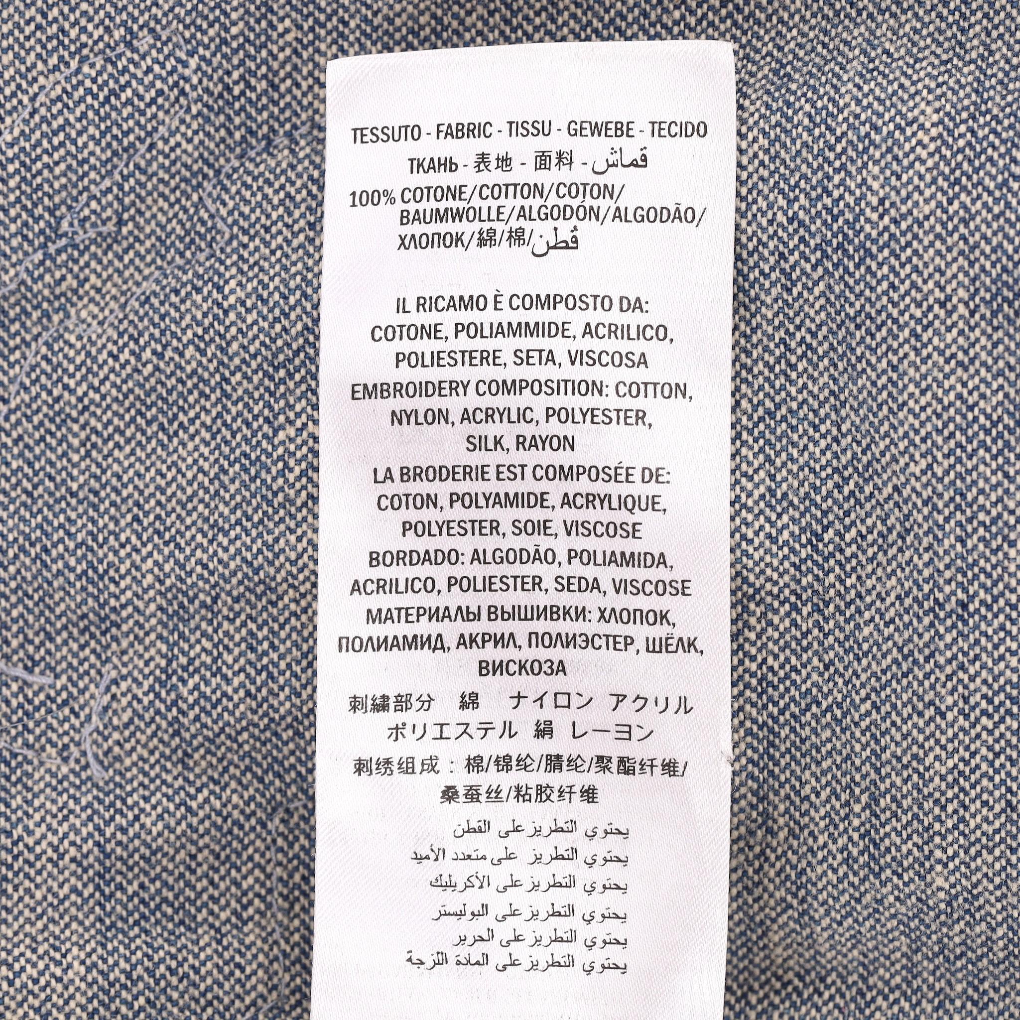 Giacca di jeans con ricamo a coniglietto 'Hollywood' di Gucci in vendita 3