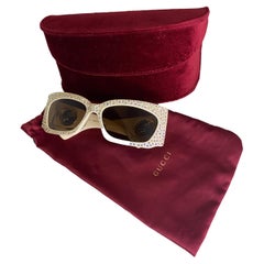Gucci Hollywood Collection Crystal Embellished Sunglasses