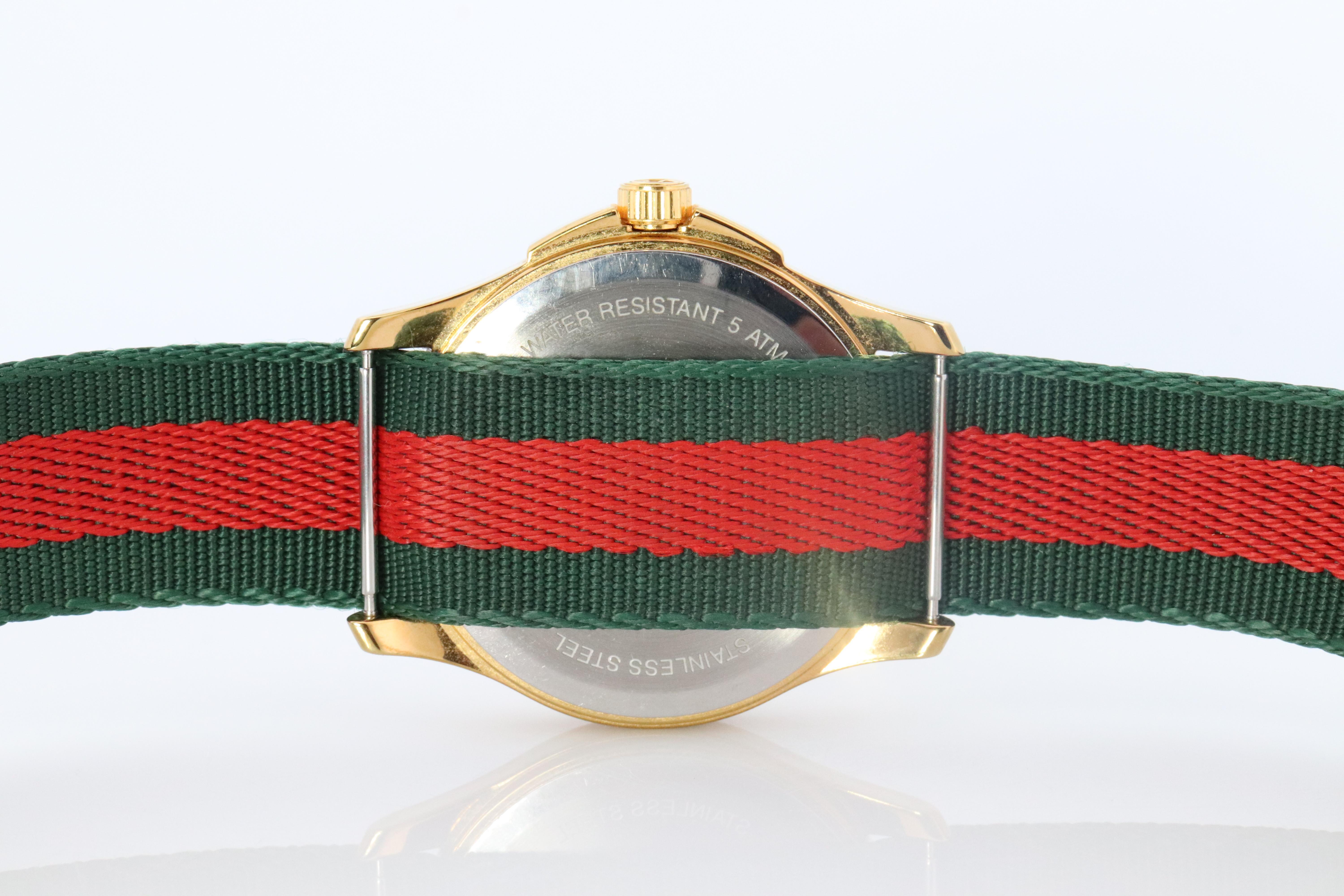 GUCCI Honey Bee Watch. Gucci Le Marche Des Merveilles Sherry Watch. For Sale 1