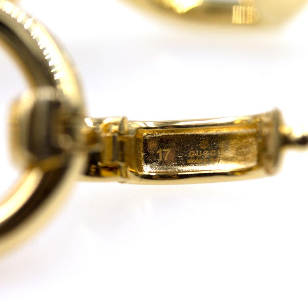 Modern Gucci Horse Bit 18 Karat Yellow Gold Link Bracelet