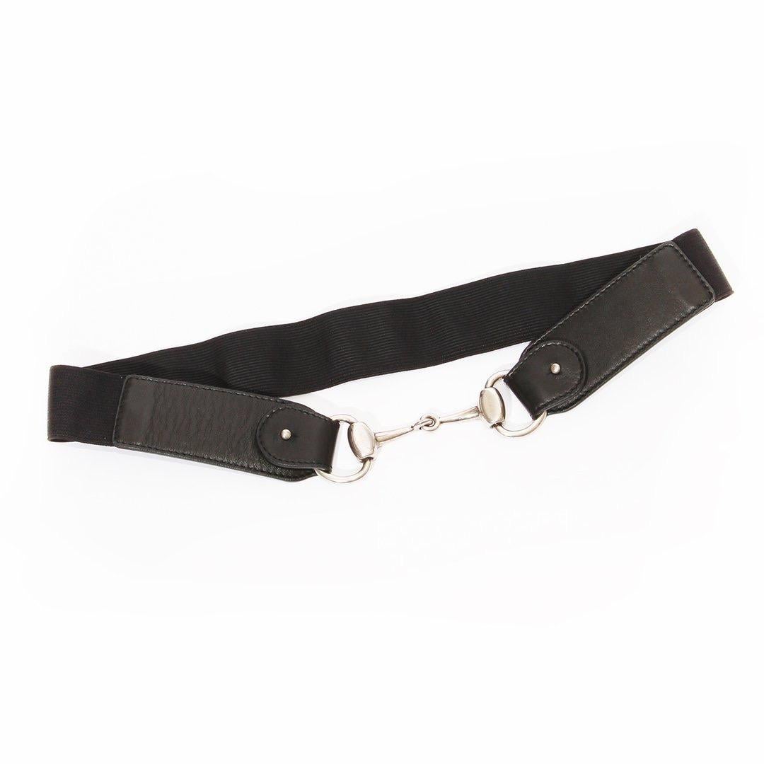 elastic gucci belt