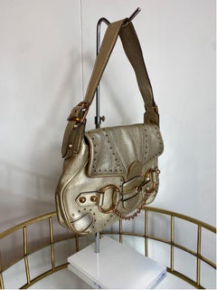 Gucci Horse Bit silver vintage Shoulder Bag