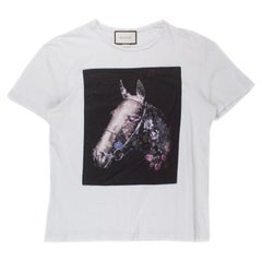 Gucci Horse Print Men T-Shirt Size S/M