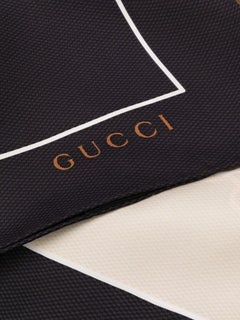 Gucci 'Horse' Print Silk Scarf