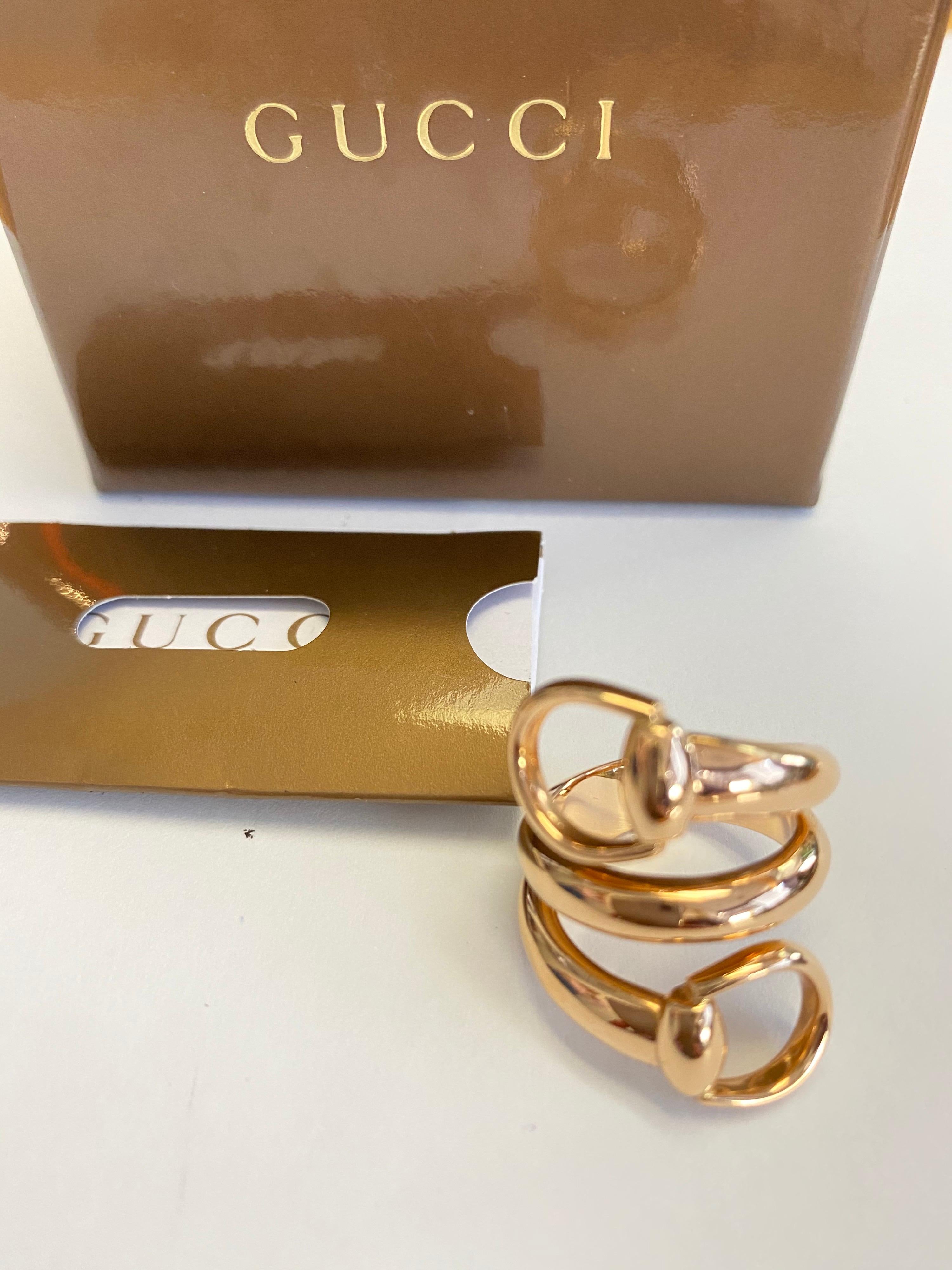 Gucci Horsebelt Mors-Ring aus 18 Karat Gelbgold, limitierte Auflage 1
