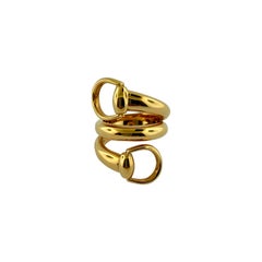Gucci Horsebelt Mors-Ring aus 18 Karat Gelbgold, limitierte Auflage