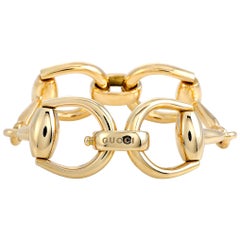 Gucci Horsebit 18 Karat Yellow Gold Bracelet