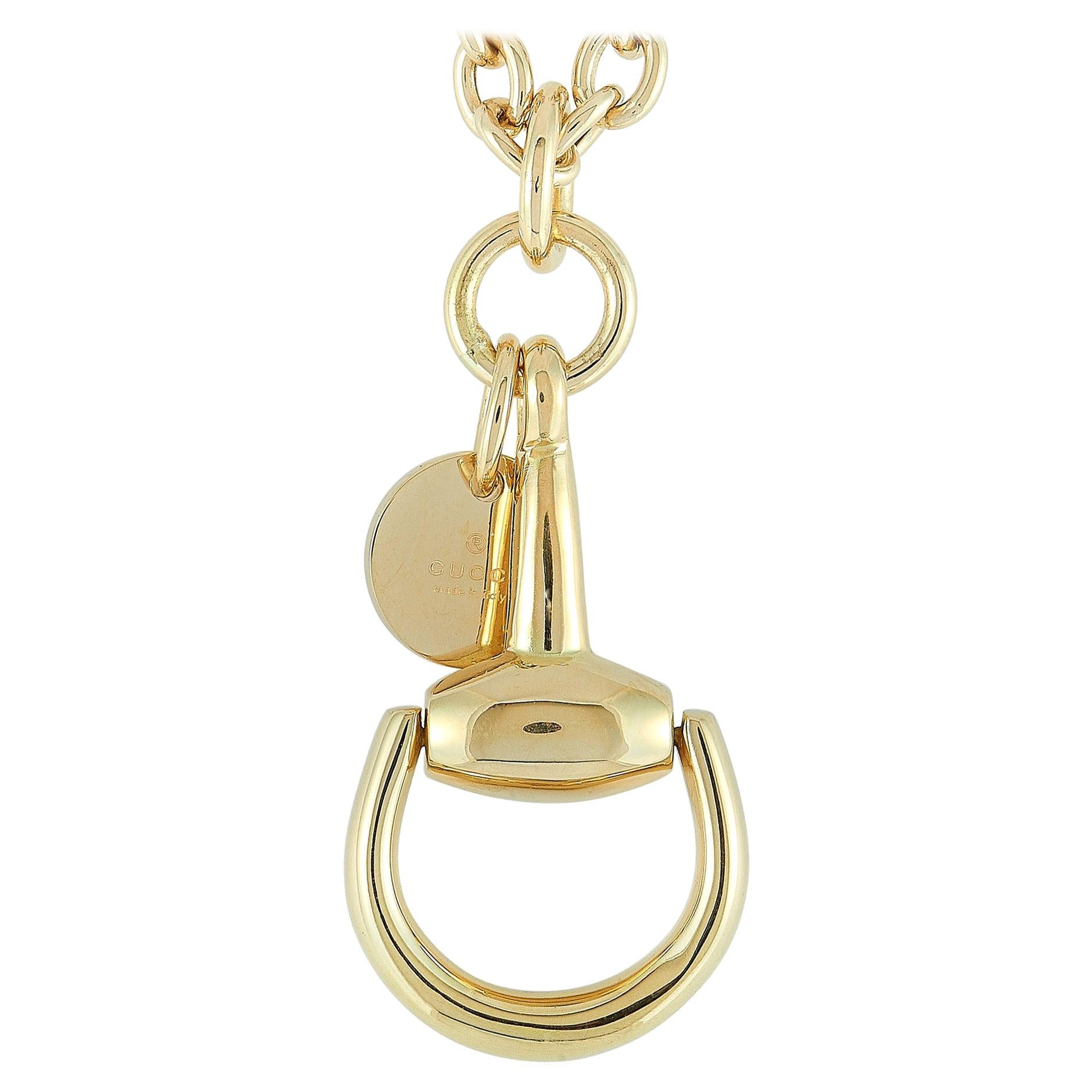 Gucci Horsebit Necklace - 3 For Sale on 1stDibs | gucci horsebit 