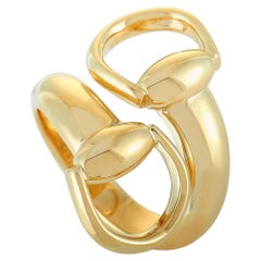 Gucci Horsebit 18 Karat Yellow Gold Ring