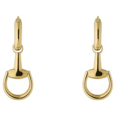 Pendientes Gucci Horsebit de oro amarillo de 18 ct YBD795656001