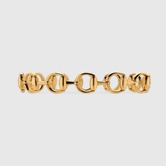 Gucci Horsebit 18ct Yellow Gold Link Bracelet YBA796185001