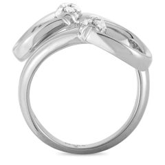 Anello Gucci Horsebit in oro bianco 18 carati con diamante