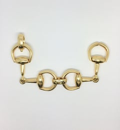 Gucci Horsebit 18 Karat Yellow Gold Bracelet