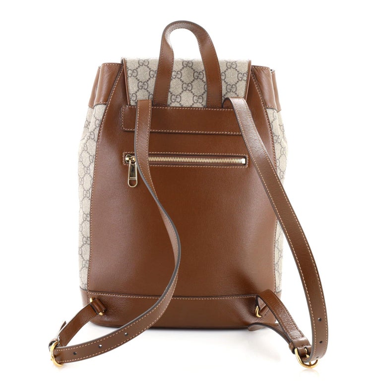 Gucci Horsebit 1955 Backpack GG Coated Canvas at 1stDibs