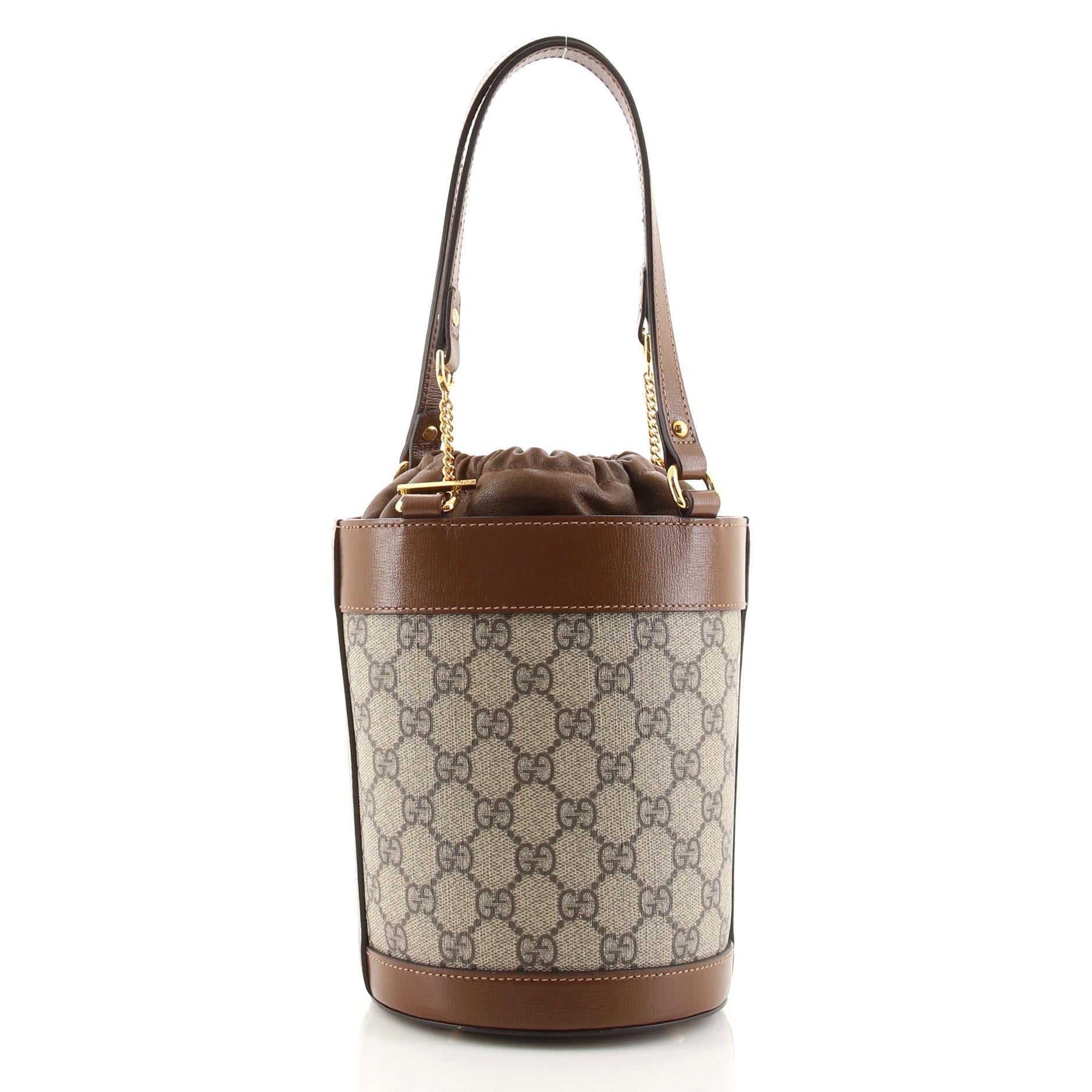 Gucci 1955 horsebit small bucket bag top