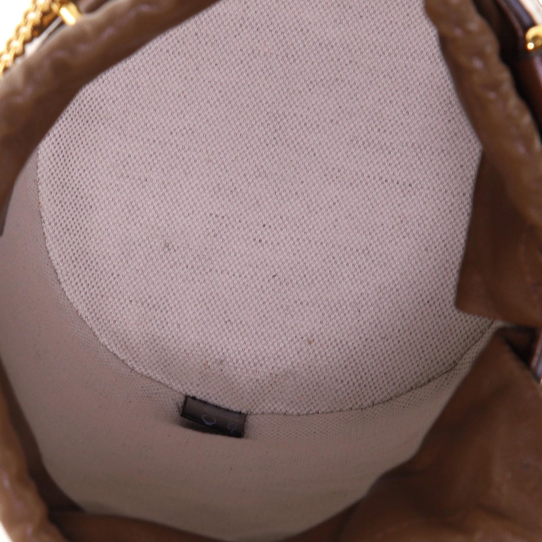 Gucci Horsebit 1955 Bucket Bag GG aus beschichtetem Segeltuch, klein 1