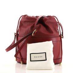 Gucci Horsebit 1955 Bucket Crossbody Bag Leather Small