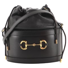 Gucci Horsebit 1955 Bucket Crossbody Bag Leather Small